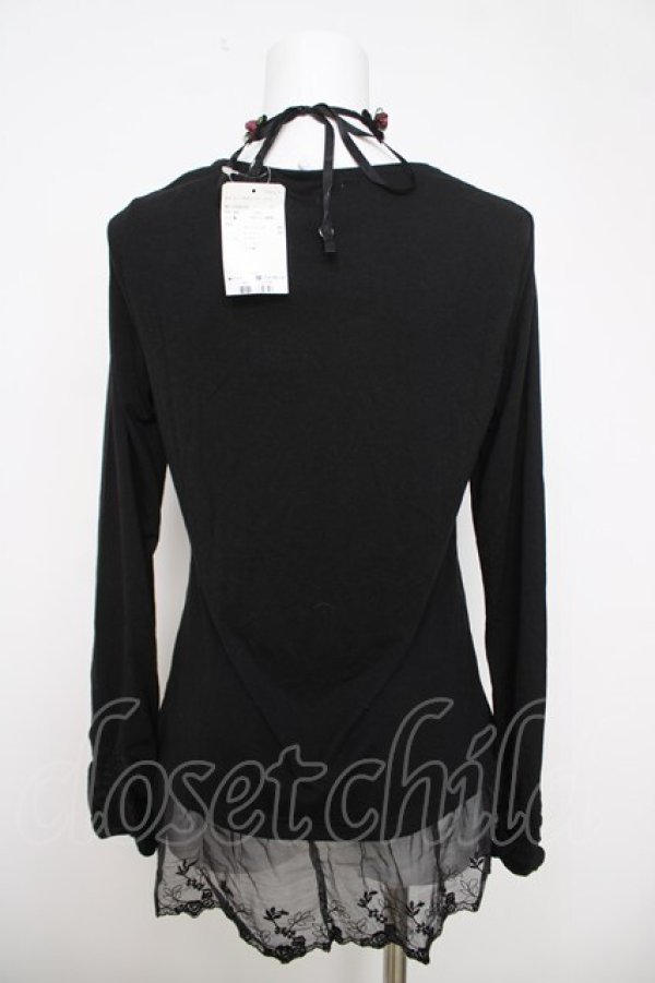 画像2: axes femme / ストラップ付インナープルオーバー M 黒 Y-26-03-28-042-AX-TO-SZ-ZY (2)