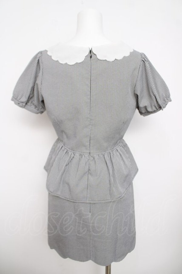 画像2: Ank Rouge / スカラップセットアップ M 黒 Y-26-03-30-052-CA-OP-SZ-ZY (2)