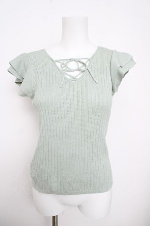 画像: willselection / ラメカットソー  ミント Y-26-03-30-054-LO-TO-SZ-ZY
