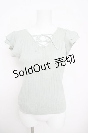 画像: willselection / ラメカットソー  ミント Y-26-03-30-054-LO-TO-SZ-ZY