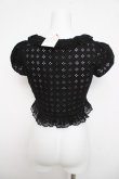 画像2: Emily Temple cute / 水玉カットレースボレロ  黒 Y-26-03-30-055-ET-TO-SZ-ZY (2)