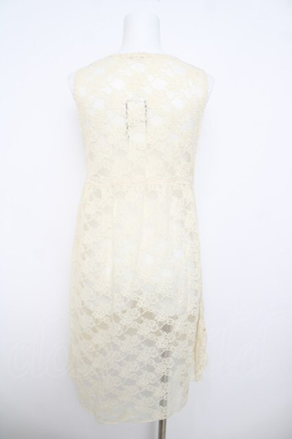 画像2: axes femme / 総レースジレ  生成り Y-26-03-30-059-AX-TO-SZ-ZY (2)