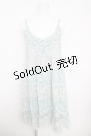 画像: axes femme / レースティアードキャミチュニ  ミント Y-26-03-30-064-AX-OP-SZ-ZY