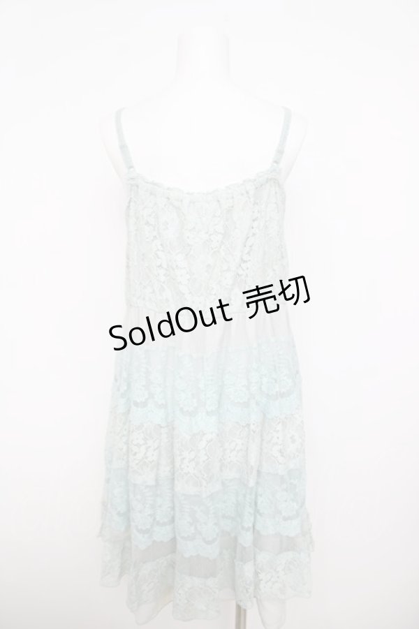 画像2: axes femme / レースティアードキャミチュニ  ミント Y-26-03-30-064-AX-OP-SZ-ZY (2)