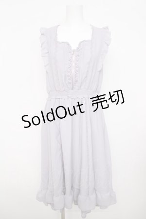 画像: axes femme / ジップデザインワンピース  ラベンダー Y-26-03-30-067-AX-OP-SZ-ZY