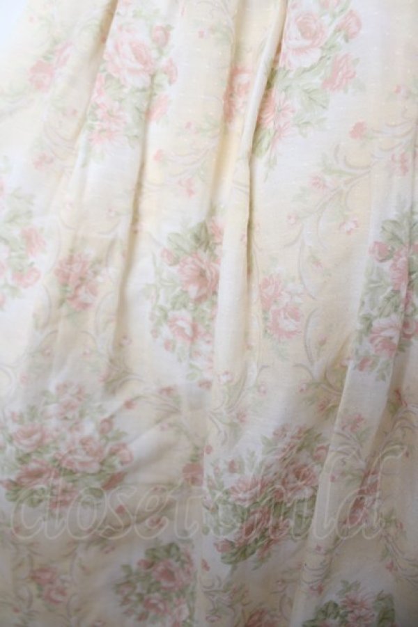 画像3: axes femme / 総柄マキシワンピース  生成り Y-26-03-30-069-AX-OP-SZ-ZY (3)