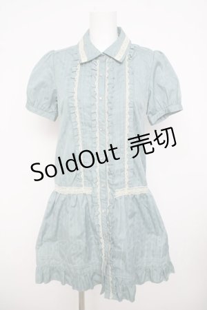 画像: axes femme / ブラウスチュニ  ミント Y-26-03-30-080-AX-BL-SZ-ZY