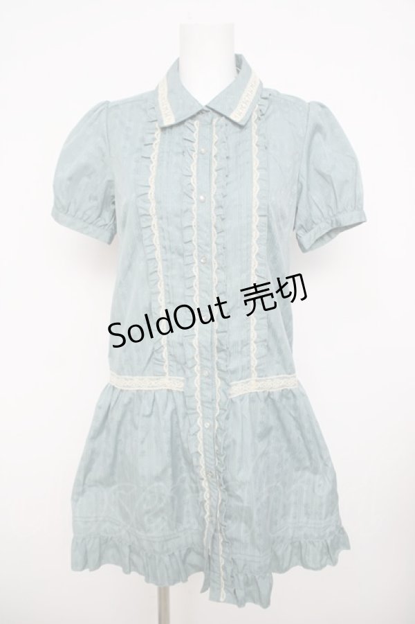 画像1: axes femme / ブラウスチュニ  ミント Y-26-03-30-080-AX-BL-SZ-ZY (1)