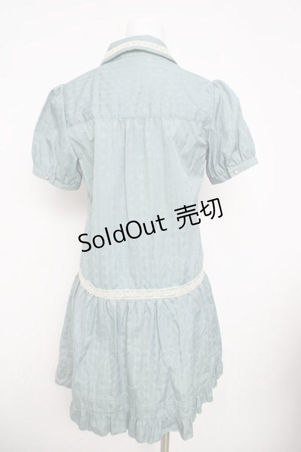 画像2: axes femme / ブラウスチュニ  ミント Y-26-03-30-080-AX-BL-SZ-ZY (2)