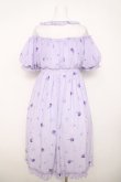 画像2: To Alice / 紫陽花柄ワンピース S ラベンダー Y-26-03-30-084-LO-OP-SZ-ZY (2)