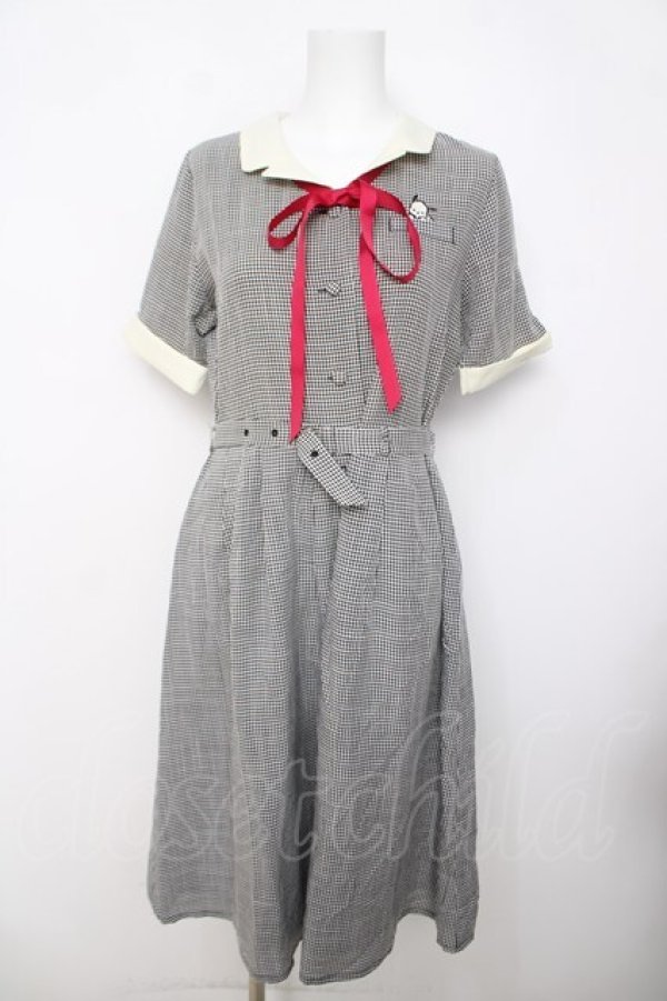 画像1: F i.n.t / クレリック開衿ワンピース/ポチャッコ F 黒 Y-26-03-30-085-CA-OP-SZ-ZY (1)