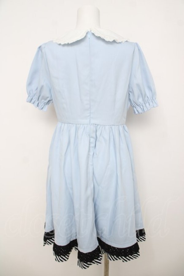 画像2: Doll Paradise / アリスワンピース  サックス Y-26-03-30-088-LO-OP-SZ-ZY (2)