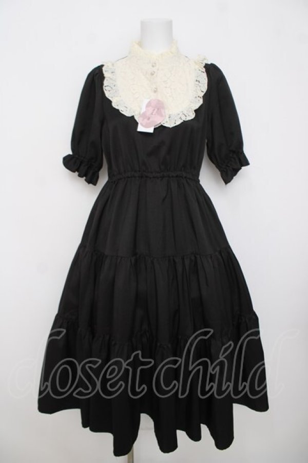 画像1: m petit by misako / TT*AMデシンヨークワンピース M 濃黒 Y-26-03-30-092-LO-OP-SZ-ZY (1)