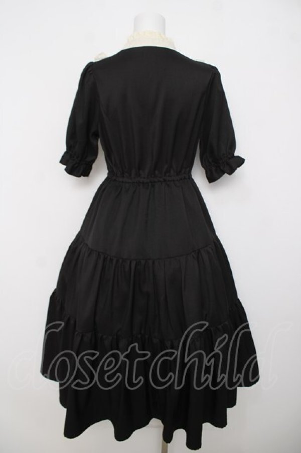 画像2: m petit by misako / TT*AMデシンヨークワンピース M 濃黒 Y-26-03-30-092-LO-OP-SZ-ZY (2)