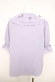 画像2: axes femme kawaii / プチリボン半袖ブラウス M ラベンダー Y-26-03-30-001-AX-BL-SZ-ZY (2)