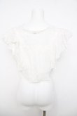 画像2: axes femme / ボリュームフリルボレロ  白 Y-26-03-30-016-AX-TO-SZ-ZY (2)