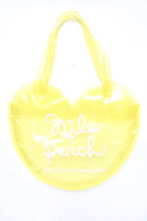 画像: Nile Perch / ラメクリア ハートバッグ  イエロー Y-26-04-01-053-LO-BG-SZ-ZY