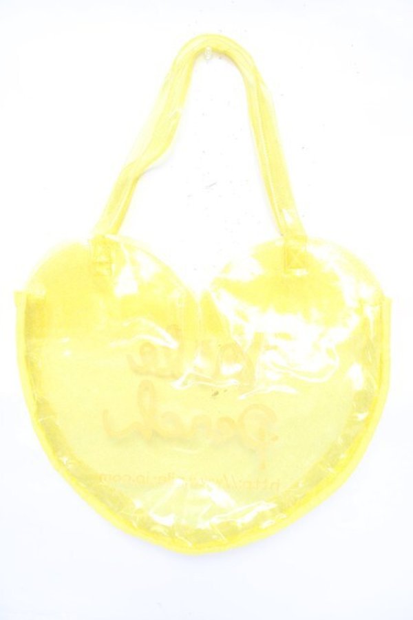 画像2: Nile Perch / ラメクリア ハートバッグ  イエロー Y-26-04-01-053-LO-BG-SZ-ZY (2)