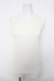 画像1: axes femme POETIQUE / レースビスチェ切替タンク M 白 Y-26-04-01-058-AX-TO-SZ-ZY (1)