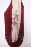 画像3: axes femme / ７分袖花刺繍プルオーバー M ワイン Y-26-04-01-075-AX-TO-SZ-ZY (3)