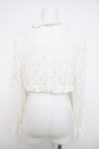 画像2: Ank Rouge / レースカーデ M 白 Y-26-04-01-079-CA-TO-SZ-ZY (2)