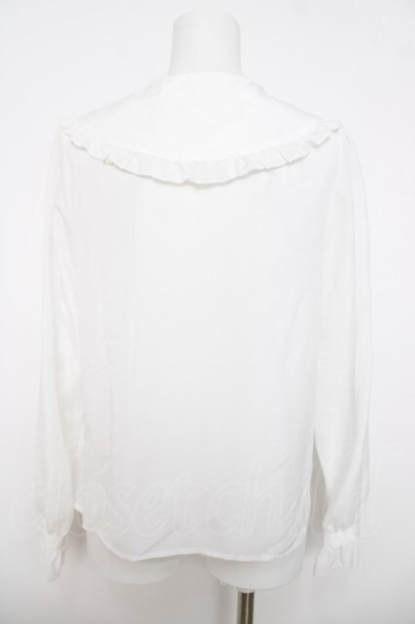 画像2: Amavel / カトラリー刺繍ブラウス  白 Y-26-04-01-082-CA-BL-SZ-ZY (2)