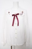 画像1: Amavel / カトラリー刺繍ブラウス M 白 Y-26-04-01-085-CA-BL-SZ-ZY (1)