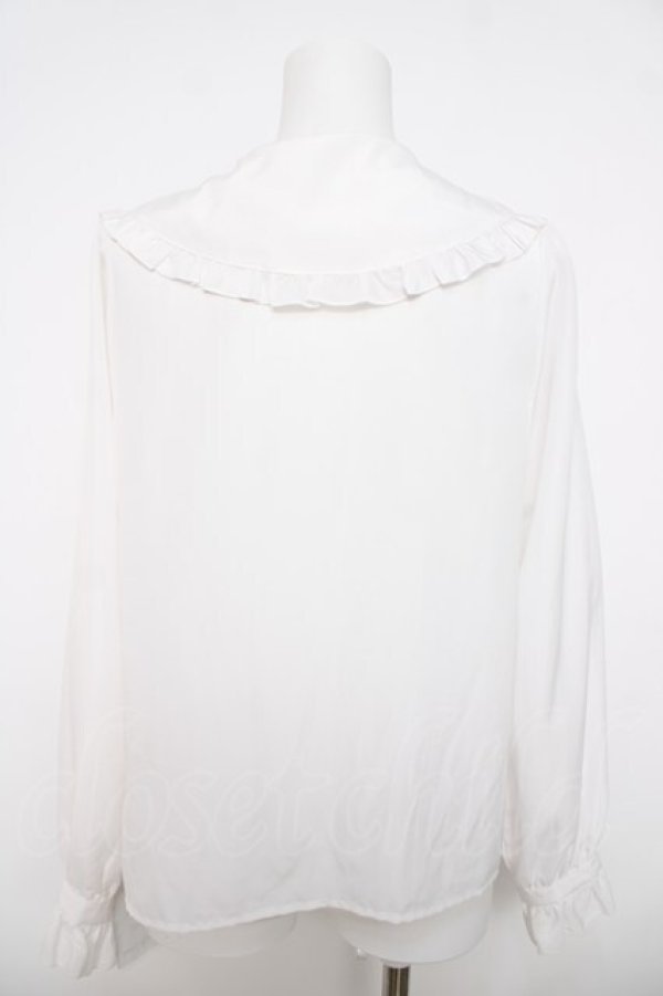 画像2: Amavel / カトラリー刺繍ブラウス M 白 Y-26-04-01-085-CA-BL-SZ-ZY (2)