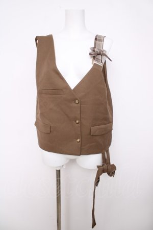 画像: Princess Chronicles / Secret Morning ベスト XL ブラウン Y-26-04-01-086-PU-TO-SZ-ZY