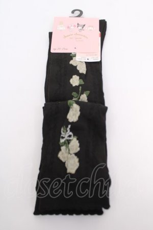 画像: m petit by misako / AMOVKクロミハナ 23-25cm 中黒 Y-26-04-01-015-LO-ZA-SZ-ZY