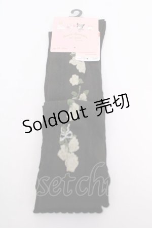 画像: m petit by misako / AMOVKクロミハナ 23-25cm 中黒 Y-26-04-01-015-LO-ZA-SZ-ZY