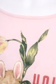 画像3: PINK HOUSE / チューリップうさぎプリントカットソー F ピンク Y-26-04-01-092-LO-TO-SZ-ZY (3)
