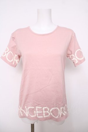 画像: INGEBORG / ロゴpt半袖カットソー F ピンク Y-26-04-01-094-LO-TO-SZ-ZY