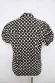 画像2: PINK HOUSE / 水玉柄半袖シャツ F 黒 Y-26-04-01-100-LO-BL-SZ-ZY (2)