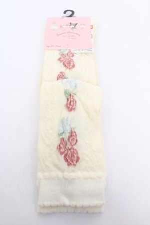 画像: m petit by misako / AMCSマロンクリームレース 23-25cm 濃白 Y-26-04-01-018-LO-ZA-SZ-ZY