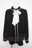 画像1: couture BY ROJITA / リボンタイブラウス F 黒 Y-26-04-01-105-LO-BL-SZ-ZY (1)