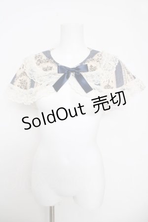 画像: metamorphose / アンティークブーケケープ  ブルー Y-26-04-01-111-ME-JA-AS-ZY