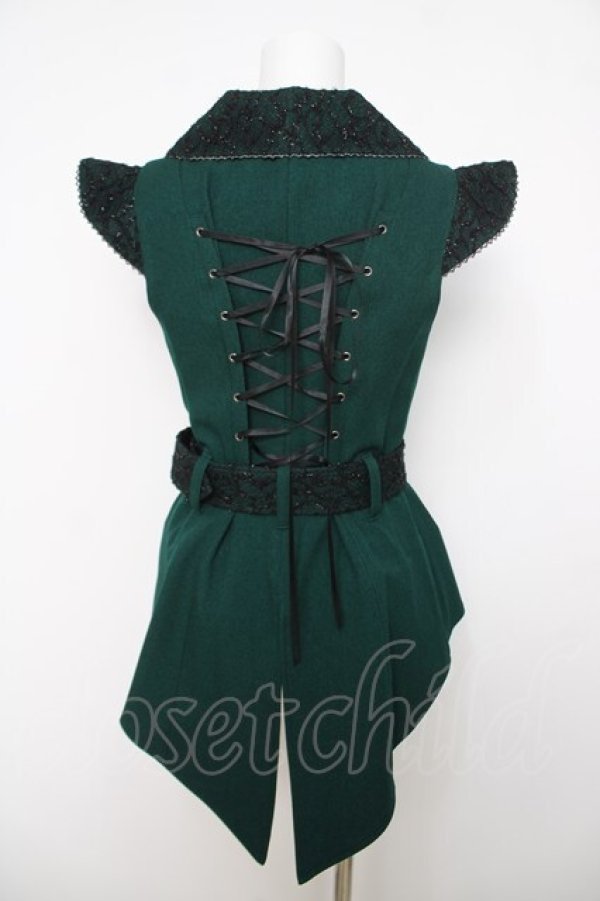 画像2: ALICE and the PIRATES / Aramisベスト  グリーン Y-26-04-01-112-PA-TO-AS-ZY (2)