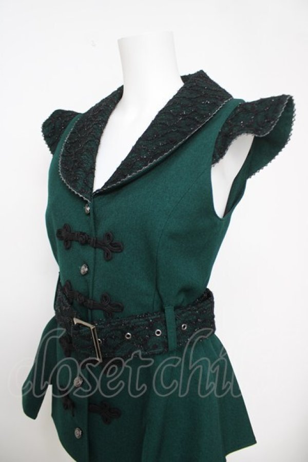 画像3: ALICE and the PIRATES / Aramisベスト  グリーン Y-26-04-01-112-PA-TO-AS-ZY (3)