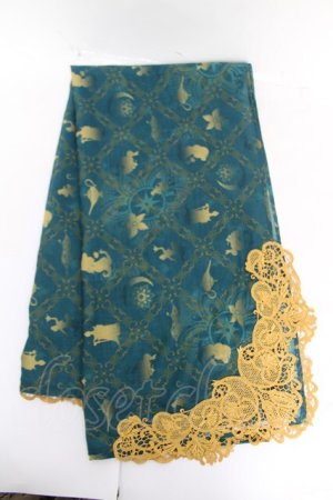 画像: axes femme / アラジン/大判ストール  グリーン Y-26-04-01-021-AX-ZA-SZ-ZY