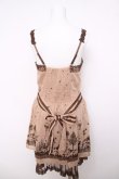画像2: axes femme / シルエット柄キャミソールワンピース  ベージュ Y-26-04-01-114-AX-OP-SZ-ZY (2)
