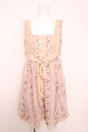 画像: axes femme / ストライプバライレヘムチュニ M 淡ピンク Y-26-04-01-119-AX-OP-SZ-ZY