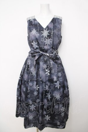 画像: axes femme / トゥインクルスノー柄ワンピース F 黒 Y-26-04-01-122-AX-OP-SZ-ZY