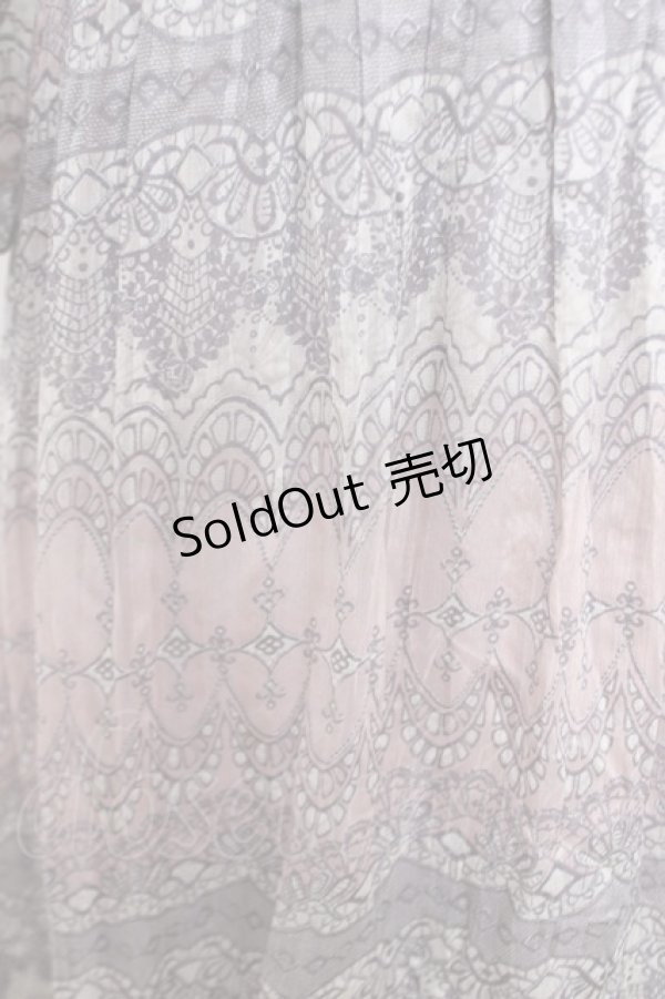 画像3: axes femme / 総柄チュニック  グレー Y-26-04-01-128-AX-OP-SZ-ZY (3)