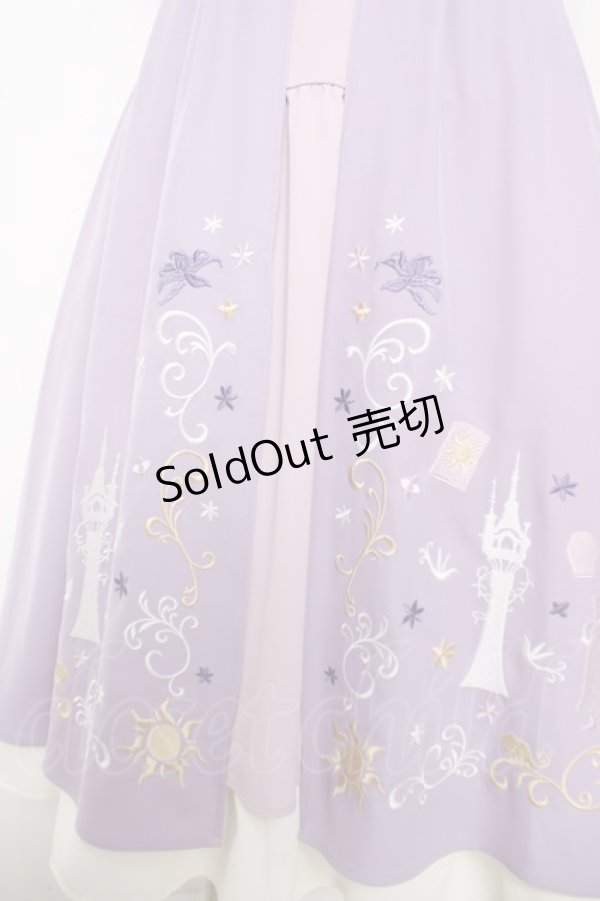 画像3: axes femme / 塔の上のラプンツェル/ワンピース F ラベンダー Y-26-04-01-134-AX-OP-SZ-ZY (3)