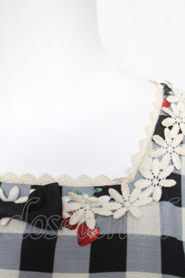 画像5: axes femme kawaii / ベリーズピクニックワンピース  黒 Y-26-04-01-139-AX-OP-SZ-ZY (5)