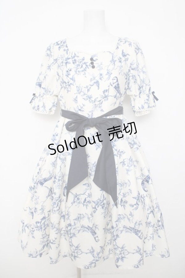 画像1: axes femme kawaii / カトルオワジヨンワンピース  生成り Y-26-04-01-141-AX-OP-SZ-ZY (1)