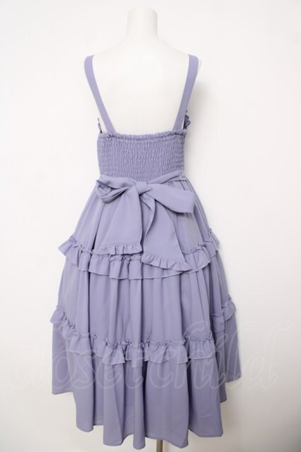 画像2: axes femme kawaii / ロマンティックフリルジャンパースカート  ラベンダー Y-26-04-01-142-AX-OP-SZ-ZY (2)