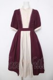 画像1: axes femme kawaii / エレガントドールワンピース  ワイン Y-26-04-01-149-AX-OP-SZ-ZY (1)