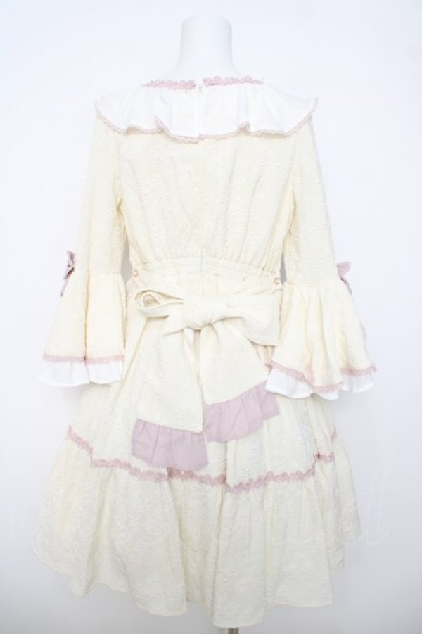 画像2: axes femme kawaii / メアリー姫袖ドレス  生成り Y-26-04-01-150-AX-OP-SZ-ZY (2)